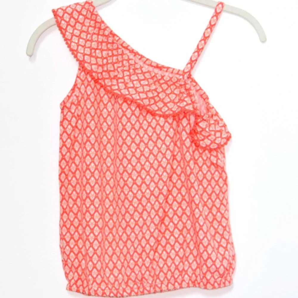 Gymboree Off-the-Shoulder Pompom Fringe Top - Size 10